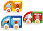 Scratch Preschool: KLEINE MAGNETISCHE AUTO'S (Pizza Pino/Fish Shop/Express)