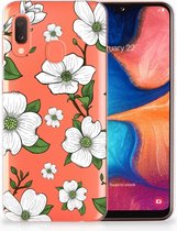 Geschikt voor Samsung Galaxy A20e GSM Hoesje Design Dogwood Flowers