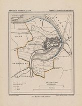 Historische kaart, plattegrond van gemeente Geertruidenberg in Noord Brabant uit 1867 door Kuyper van Kaartcadeau.com