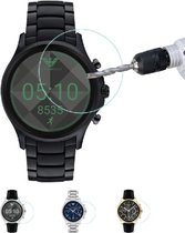 2x Screen Protector Geschikt Voor De Emporio Armani Connected Smartwatch ART5000，ART5002，ART5003，  ART5004
