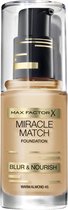 Max Factor Miracle Match Shade Matching Liquid Foundation - 045 Almond