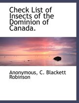 Check List of Insects of the Dominion of Canada.