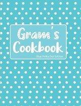 Gram's Cookbook Blue Polka Dot Edition