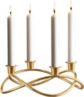 Georg Jensen Advent Crown - kandelaar - verguld 24k goud