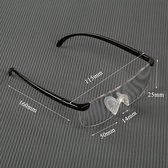 Vergrootglas bril - Loep-Loepbril- Vergrotende bril- Vergrootglas
