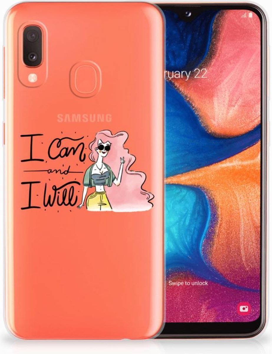 Samsung Galaxy A20e Telefoonhoesje met Naam i Can
