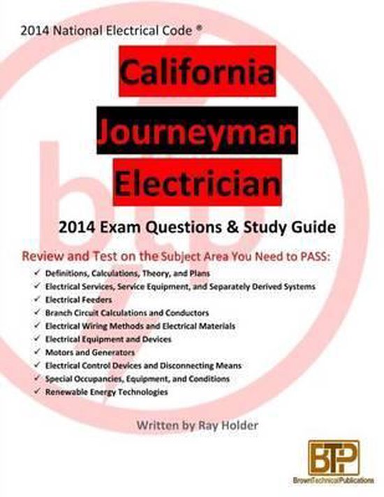 California 2014 Journeyman Electrician Study Guide - cover