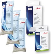 3X Jura Blue filtre à eau 71311 + 1x pastilles détartrantes Jura + 1x pastilles nettoyantes Jura