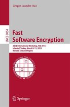 Lecture Notes in Computer Science 9054 - Fast Software Encryption