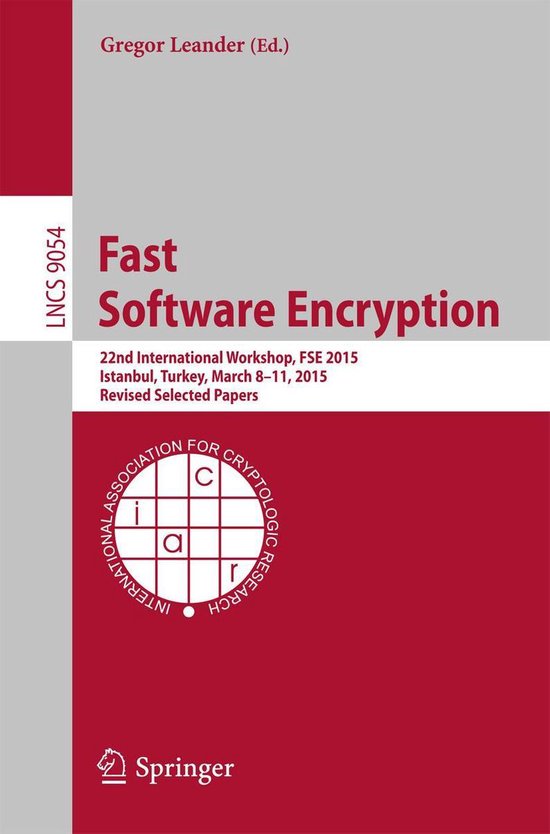 Springer Nature Proceedings Computer Science - Fast Software ... - cover