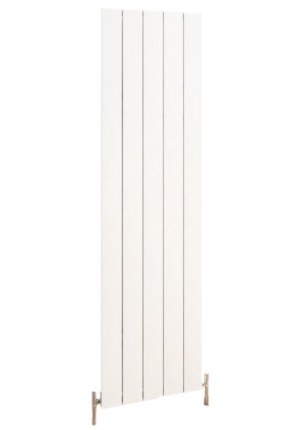 Potentieel geld Rubriek Design radiator verticaal aluminium mat wit 180x47cm 1580 watt - Rosano |  bol.com