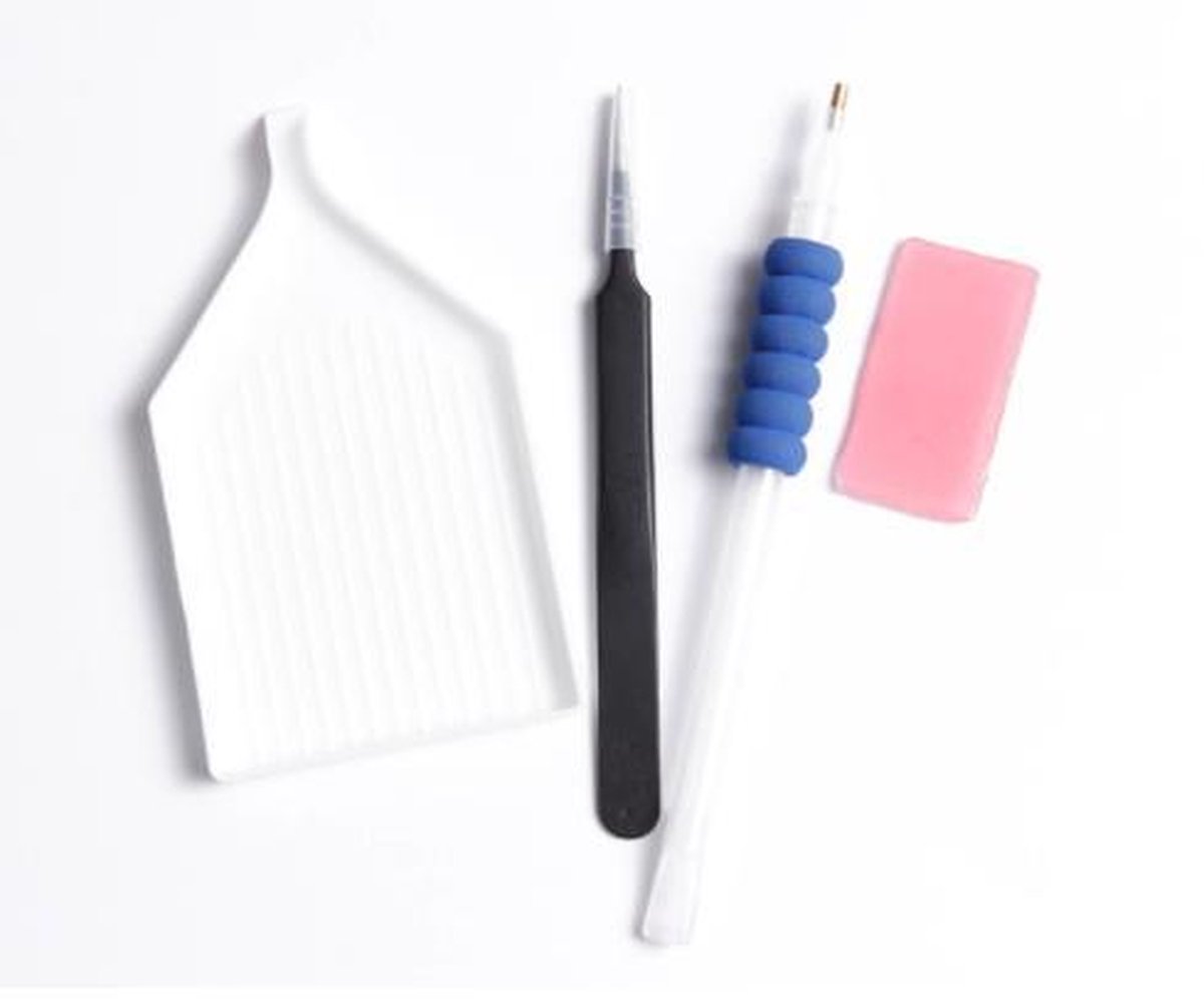 Diamond Ergonomische Soft Grip Tools Setje - - Plastic Bakje Wax -... | bol.com