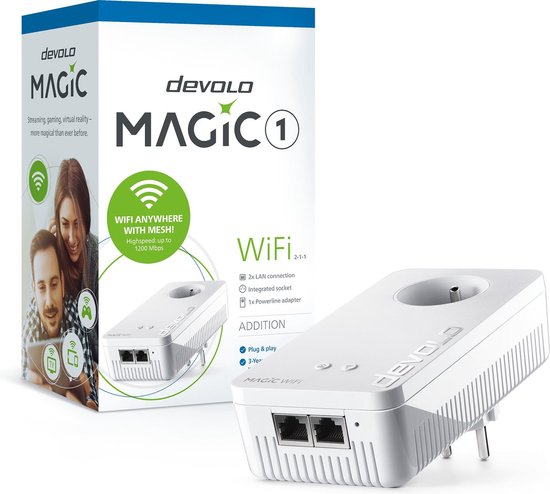 Devolo Magic 2 Kit de démarrage WiFi stable avec 2 adaptateurs CPL