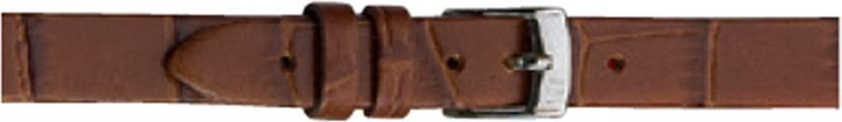 Morellato horlogeband Thin D2860656041CR10 - PMD041THINA10 Croco leder Bruin 10mm