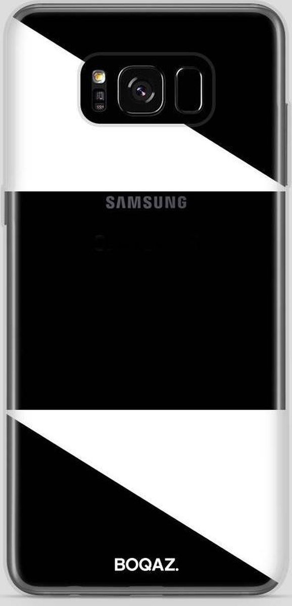 BOQAZ. Samsung Galaxy S8 hoesje - driehoek wit