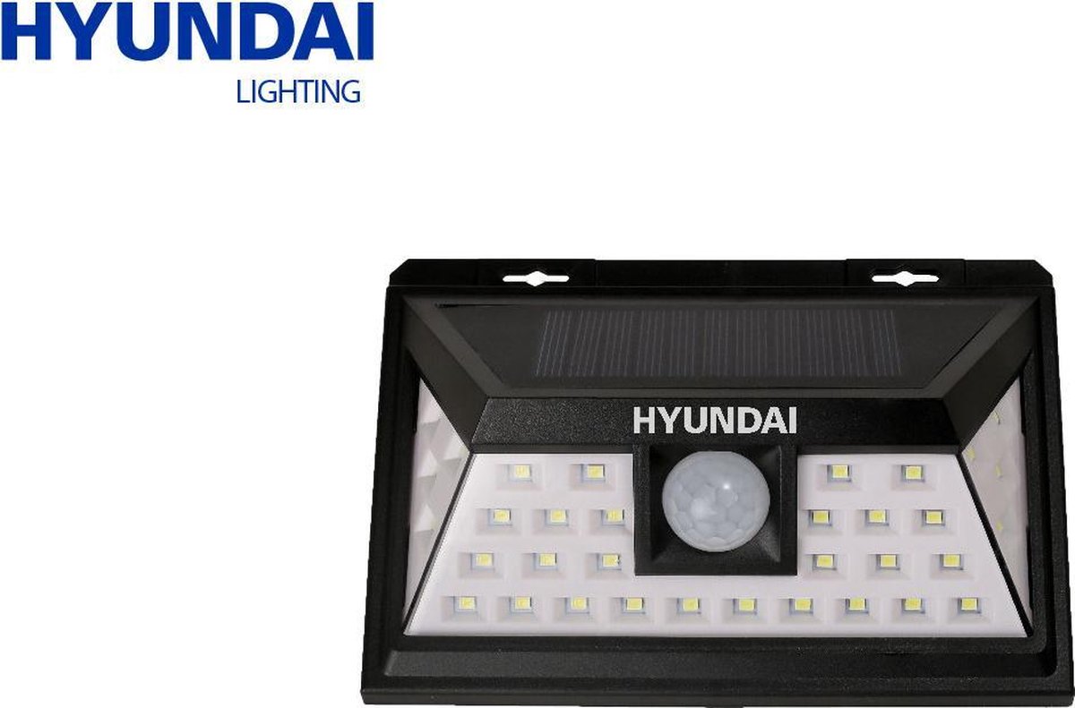 muis Uittreksel Zijdelings Hyundai - Prisma Draadloze Wandlamp - 34 LED - Met Bewegingssensor - Op  Zonne-Energie | bol.com