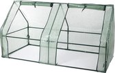 PE-film serre - UV-bestendig - Duurzame afdekking - Oprolbaar raam - Sterk metalen frame - 185 x 95 x 95 cm