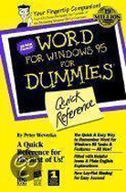 Word for Windows 95 for Dummies