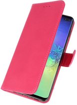 Bookstyle Wallet Cases Hoesje voor Samsung S10 Plus Roze