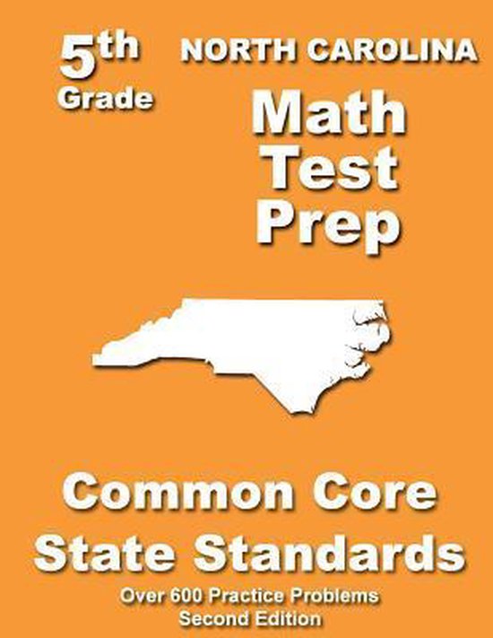 North Carolina 5th Grade Math Test Prep - cover