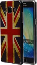 Britse Vlag TPU Cover Case voor Samsung Galaxy A5 Hoesje