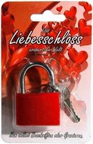 Rood liefdesslot 3,8 cm - Valentijn slot