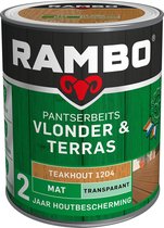 Rambo Vlonder & Terras pantserbeits mat transparant teakhout 1204 1 l
