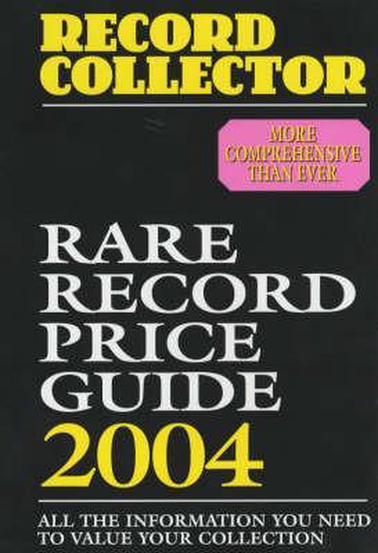 Rare Record Price Guide - cover