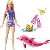 Barbie Magische Dolfijn Snorkelplezier Vrienden - Barbiepop
