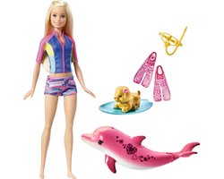 Barbie Magische Dolfijn Snorkelplezier Vrienden - Barbiepop | bol.com