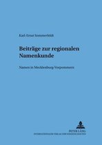 Beitraege Zur Regionalen Namenkunde