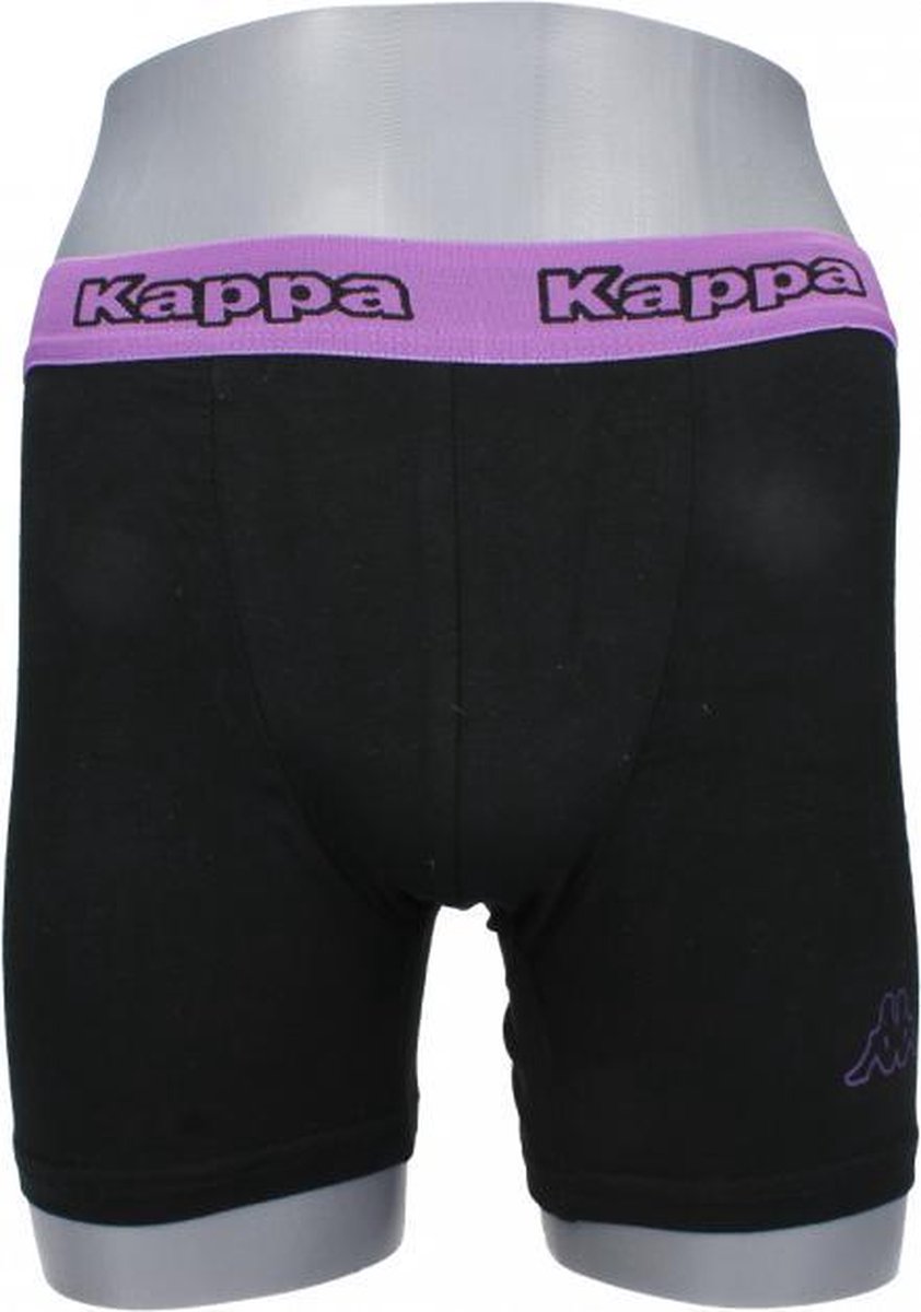 4x Kappa onderbroek - zwart met paarse rand -Maat S | bol.com