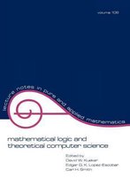 Lecture Notes in Pure and Applied Mathematics- Mathematical Logic and Theoretical Computer Science
