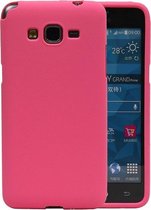 Roze Zand TPU back case cover hoesje voor Samsung Galaxy Grand Prime