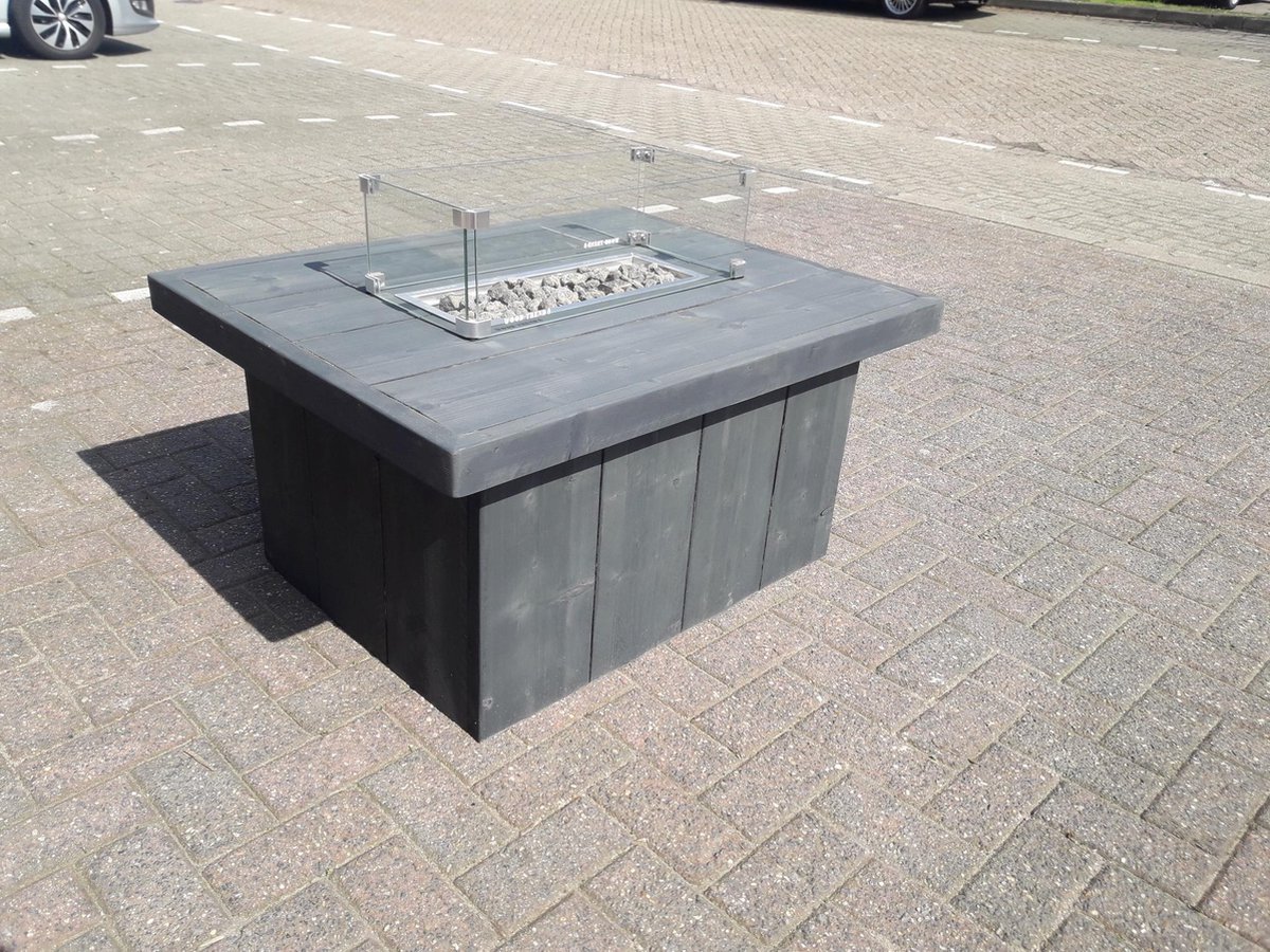Vuurtafel Tree Antraciet 80x100x50
