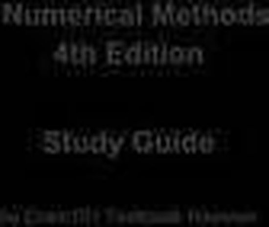 Numerical Methods (ebook), Cti Reviews | 9781490257761 | Boeken | bol.com