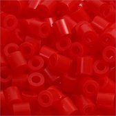 Perles photo, dim.5x5 mm, diamètre intérieur 2,5 mm, rouge clair (19), 6000pièces