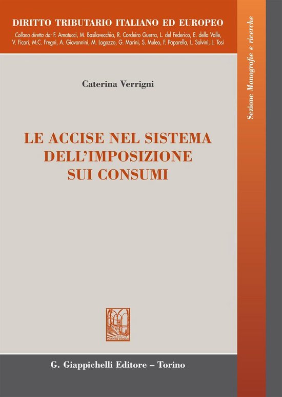 Le accise nel sistema dell'imposizione sui consumi - cover