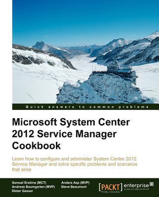 Microsoft System Center 2012 Service Manager Cookbook - cover