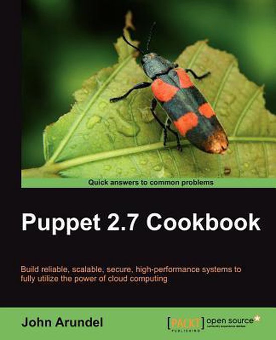 Puppet 2.7 Cookbook, John Arundel 9781849515382 Boeken