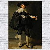 Poster Marten Soolmans - Rembrandt van Rijn - 70x100cm
