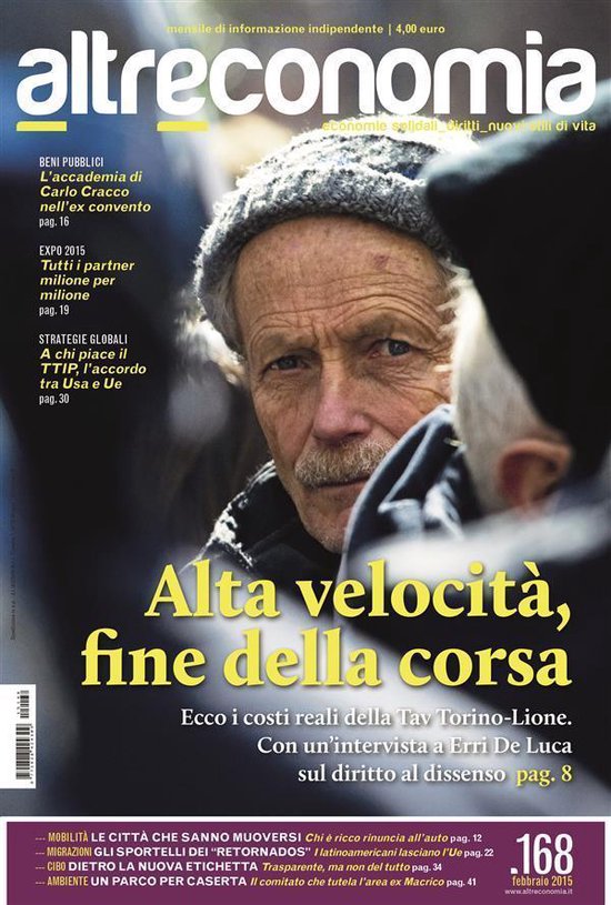 Altreconomia 168 - febbraio 2015 - cover