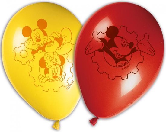 Mickey Mouse 8 stuks gemengde kleuren