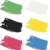 Plus Color Craft Paint - Peinture - Color School - Set de couleurs primaires 6x250 ml