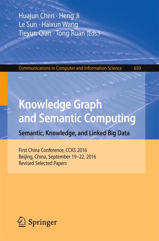 Springer Nature Proceedings Computer Science - Knowledge Gra ... - cover