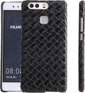 Huawei P9 hoesje Woven Texture hoesje Back Hard case