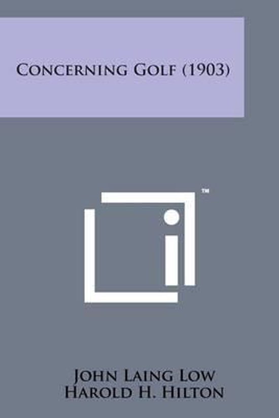 Concerning Golf (1903) - cover