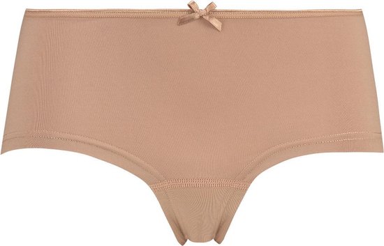 RJ Bodywear Pure Color dames hipster brief - zand - Maat: S
