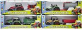 Tractor Diecast Met Aanhanger 3137