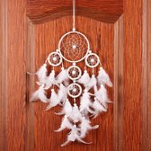 Grote Dromen Vanger XL - Dream Catcher Groot - Deco Droomvanger - Ringen Kraaltjes Veren